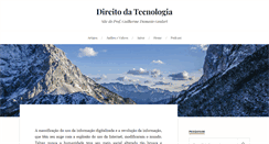 Desktop Screenshot of direitodatecnologia.com